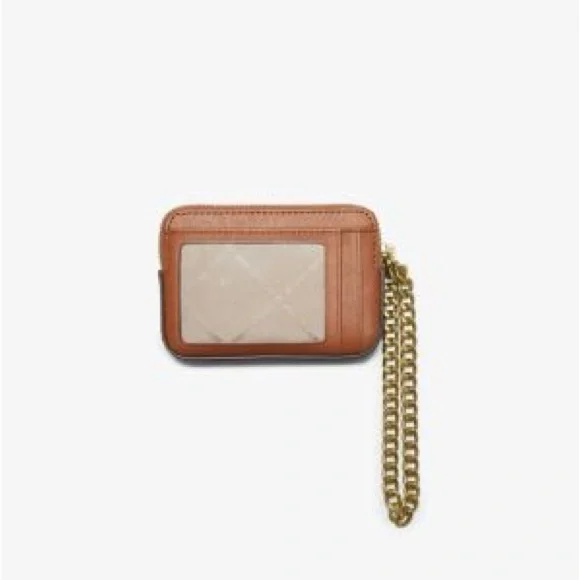 MICHAEL KORS Medium Saffiano Leather Chain Card Case - Picture 3 of 3